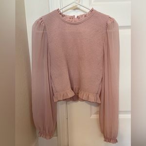 Aritzia Wilfred tempest blouse